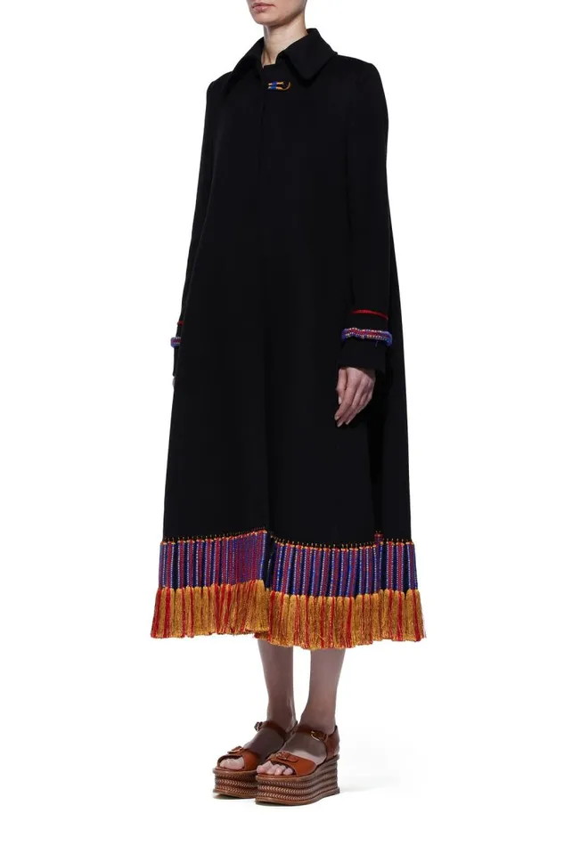 Gabriela Hearst Jackets and Coats Women Matrona Coat In Black Lightweight Cashmere