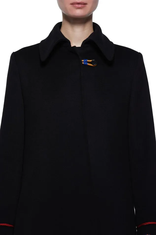 Gabriela Hearst Jackets and Coats Women Matrona Coat In Black Lightweight Cashmere