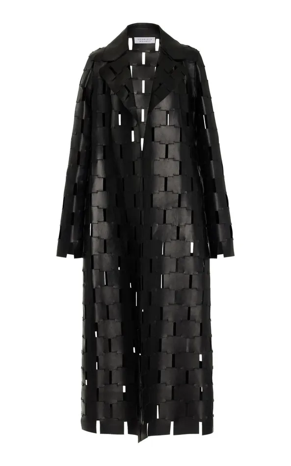 Gabriela Hearst Jackets and Coats Women Nesbitt Coat In Black Nappa Leather