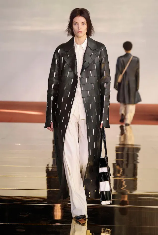 Gabriela Hearst Jackets and Coats Women Nesbitt Coat In Black Nappa Leather
