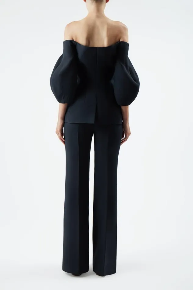 Gabriela Hearst Jackets and Coats Women Sawyer Jacket In Black Wool Silk Cady