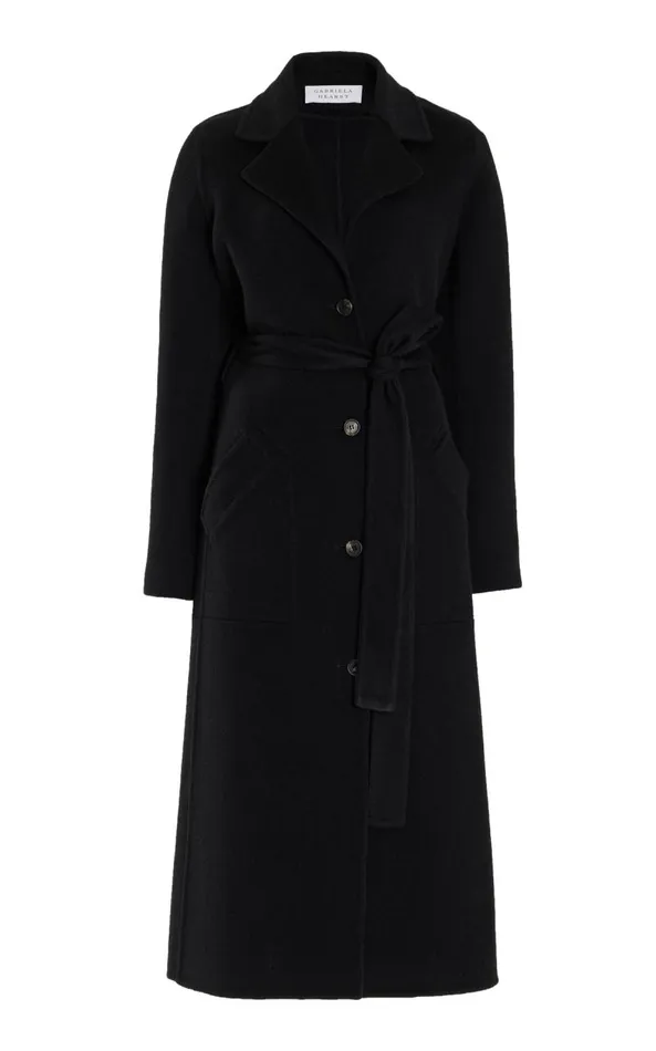 Gabriela Hearst Jackets and Coats Women William Coat In Black DoubleFace Recycled Cashmere