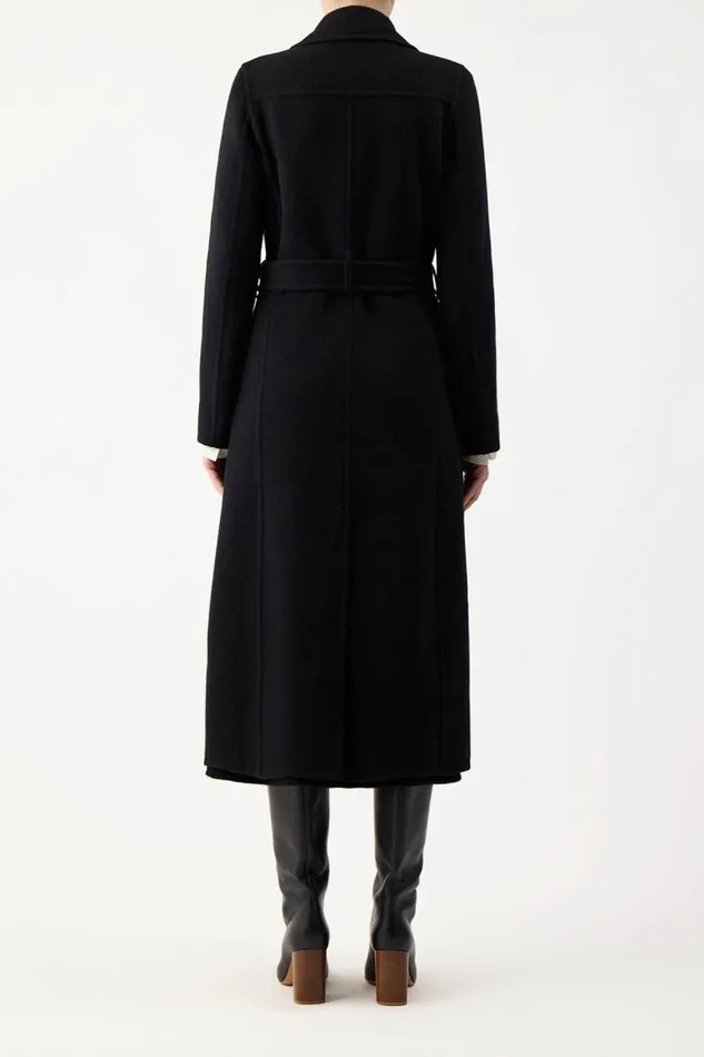 Gabriela Hearst Jackets and Coats Women William Coat In Black DoubleFace Recycled Cashmere