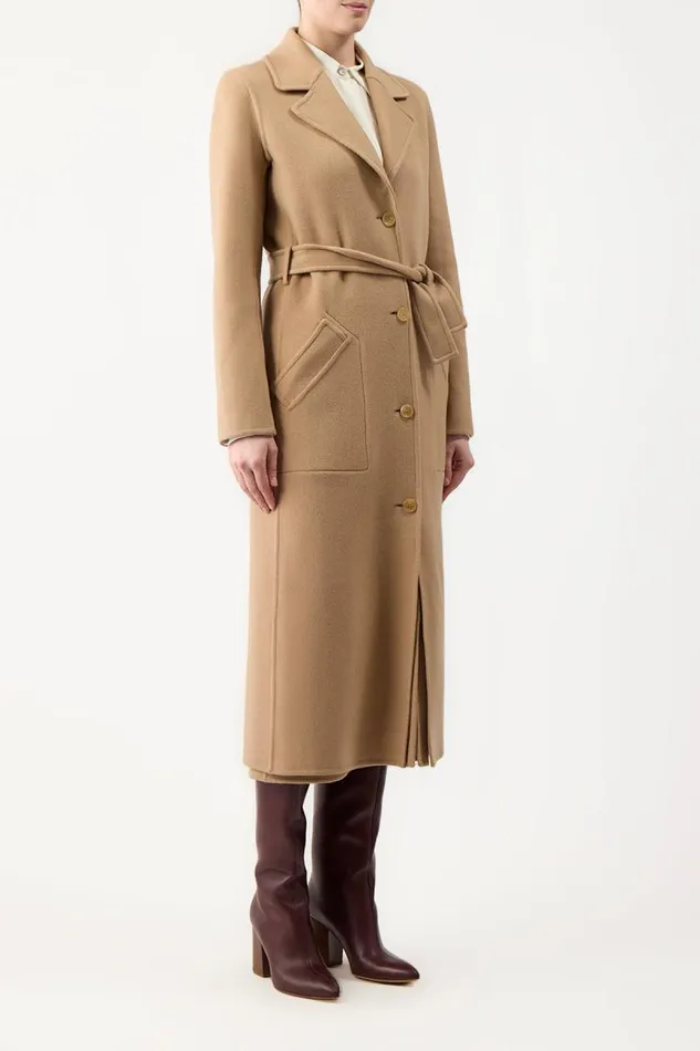 Gabriela Hearst Jackets and Coats Women William Coat In Camel DoubleFace Recycled Cashmere