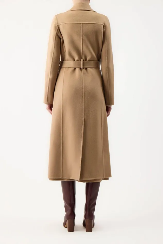 Gabriela Hearst Jackets and Coats Women William Coat In Camel DoubleFace Recycled Cashmere