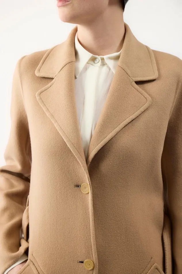 Gabriela Hearst Jackets and Coats Women William Coat In Camel DoubleFace Recycled Cashmere
