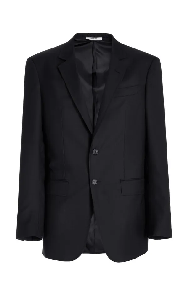 Gabriela Hearst Jackets and Outerwear Men Irving Jacket In Black Virgin Wool