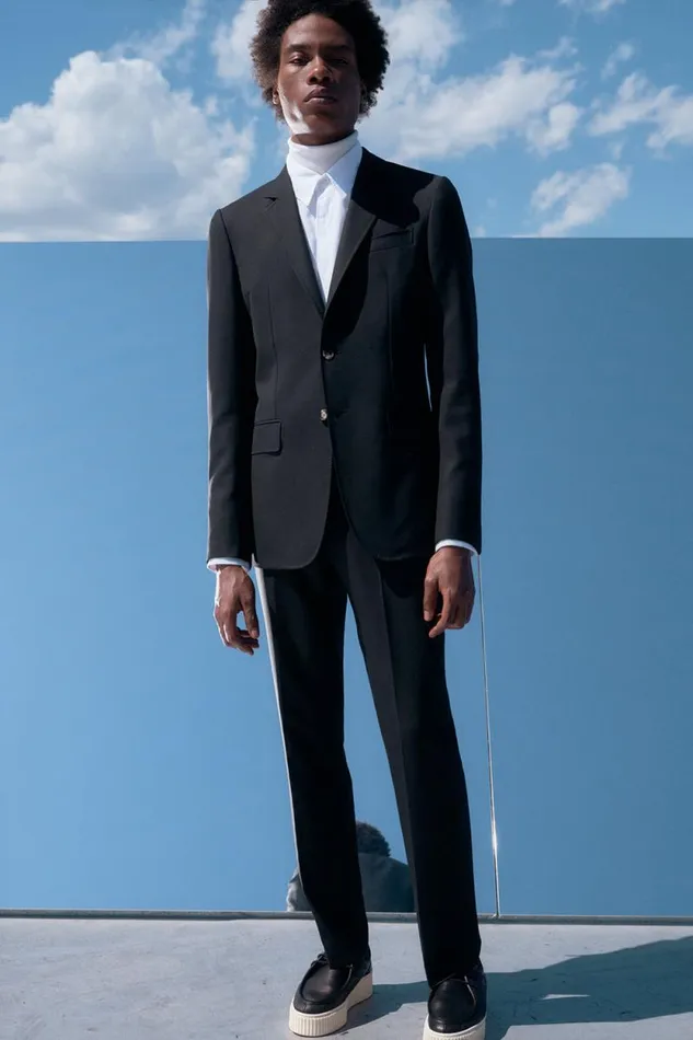 Gabriela Hearst Jackets and Outerwear Men Irving Jacket In Black Virgin Wool