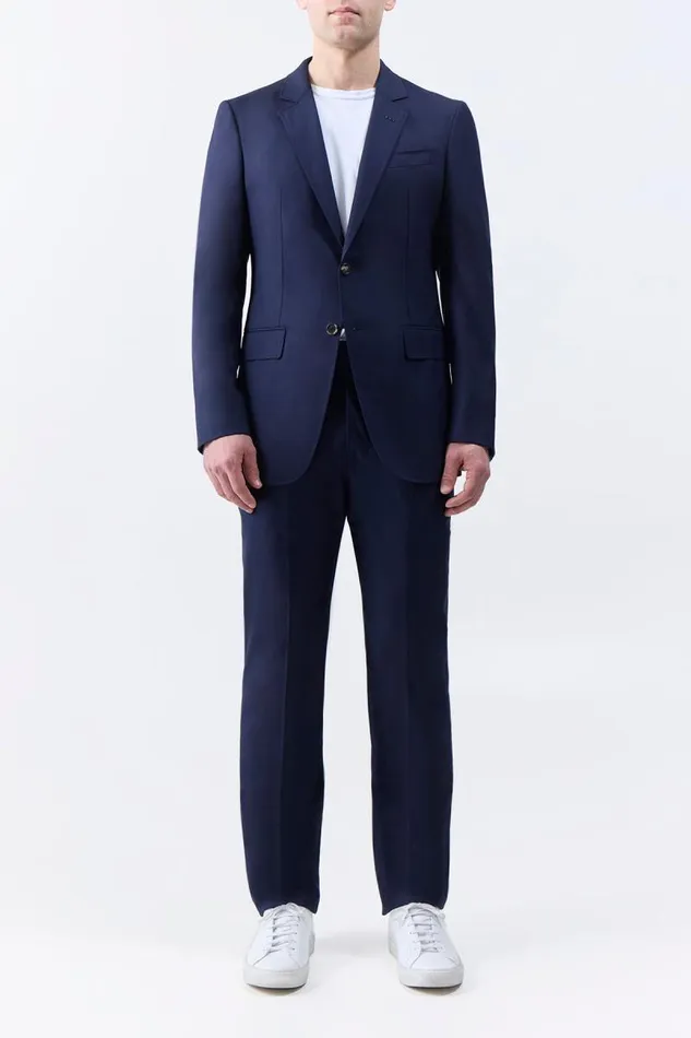 Gabriela Hearst Jackets and Outerwear Men Irving Jacket In Dark Navy Wool