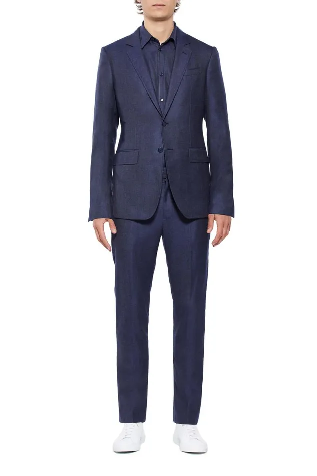 Gabriela Hearst Jackets and Outerwear Men Irving Jacket In Denim Cashmere