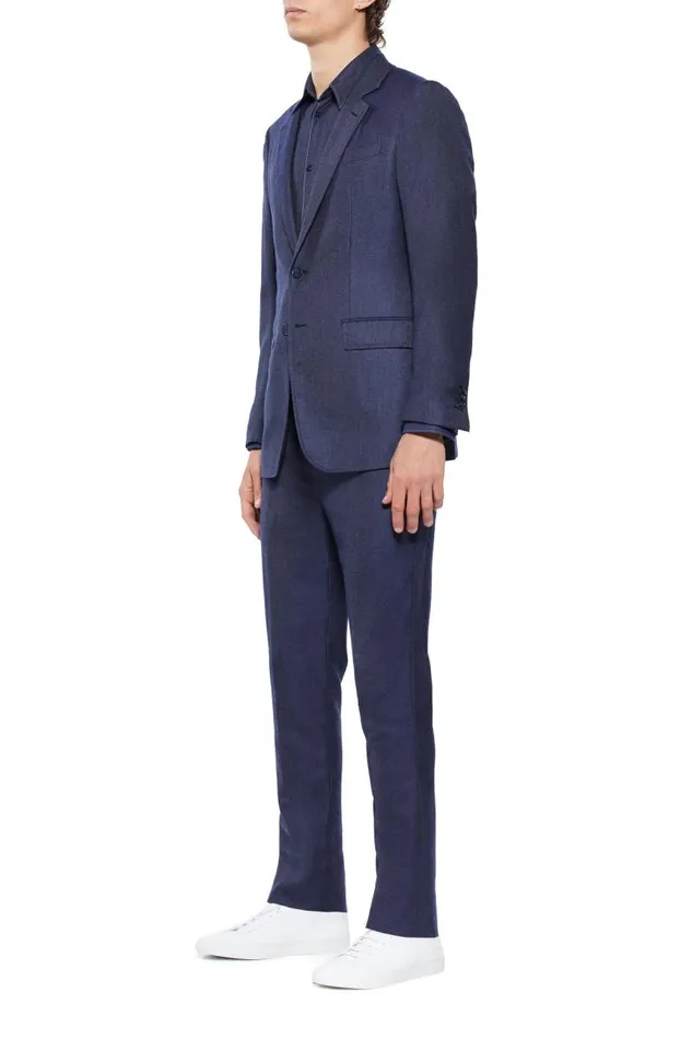 Gabriela Hearst Jackets and Outerwear Men Irving Jacket In Denim Cashmere