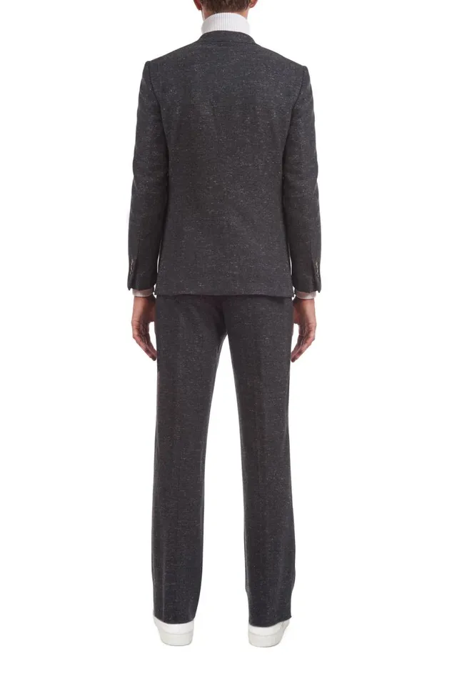 Gabriela Hearst Jackets and Outerwear Men Kingsley Jacket In Dark Grey Cashmere