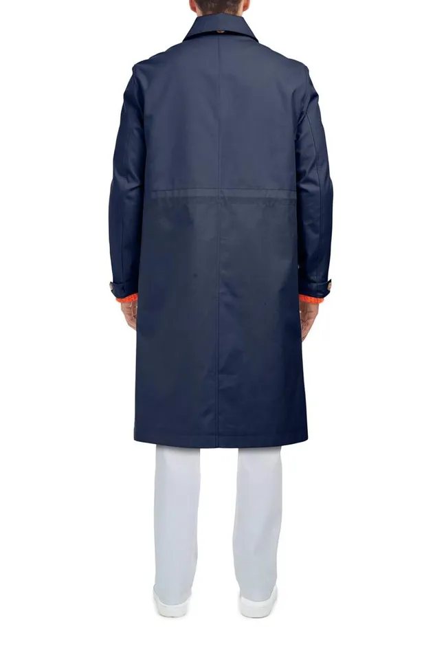 Gabriela Hearst Jackets and Outerwear Men Malraux Parka In Dark Navy Cotton