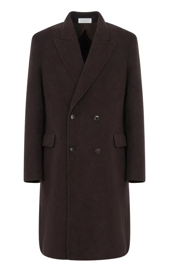 Gabriela Hearst Jackets and Outerwear Men Mcaffrey Coat In Chocolate DoubleFace Recycled Cashmere Gabriela Hearst Jackets and Outerwear Men Mcaffrey Coat In Chocolate DoubleFace Recycled Cashmere