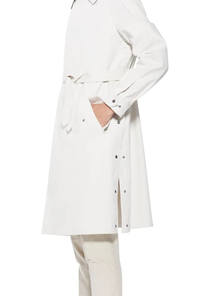 Gabriela Hearst Jackets and Outerwear Men Pierre Parka In Pearl Cotton