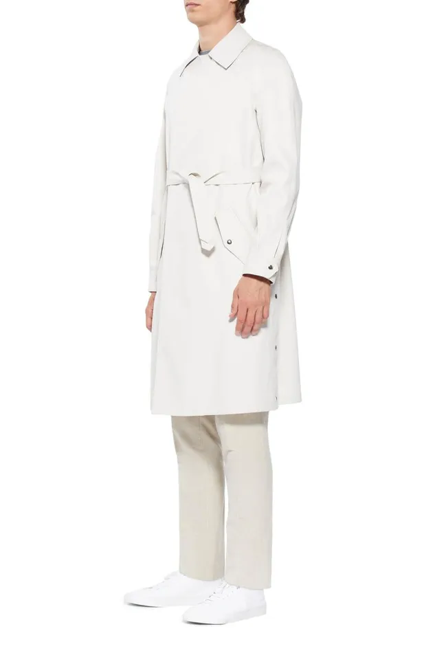 Gabriela Hearst Jackets and Outerwear Men Pierre Parka In Pearl Cotton