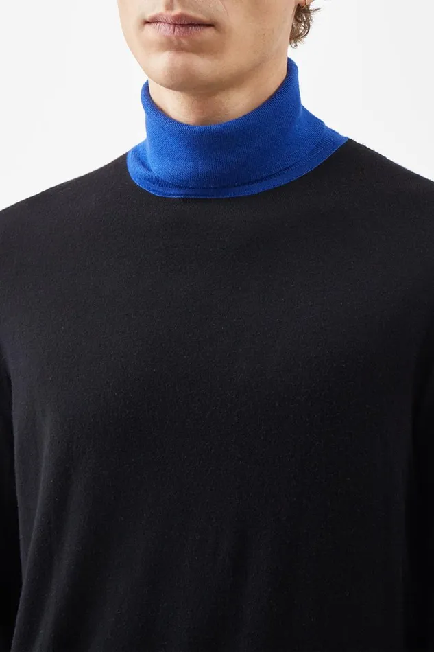 Gabriela Hearst Knitwear Men Jermaine Knit Turtleneck In Tricolor Merino Wool