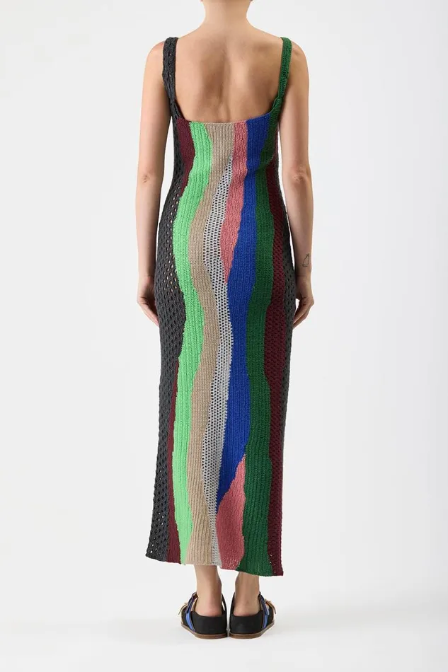 Gabriela Hearst Knitwear Women Arben Crochet Dress In Multi Cashmere