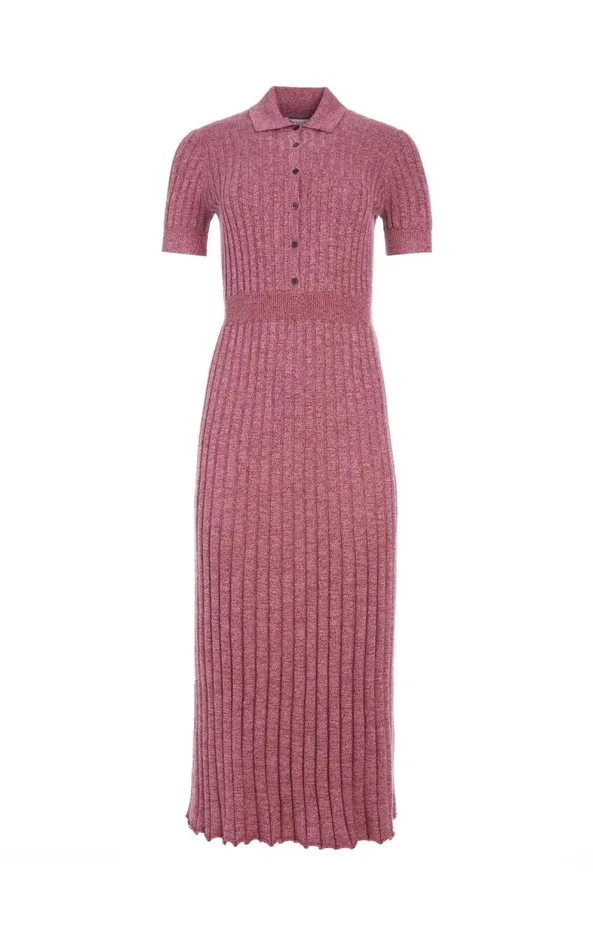 Gabriela Hearst Knitwear Women Avant Knit Dress In Blush Multi Cashmere Silk