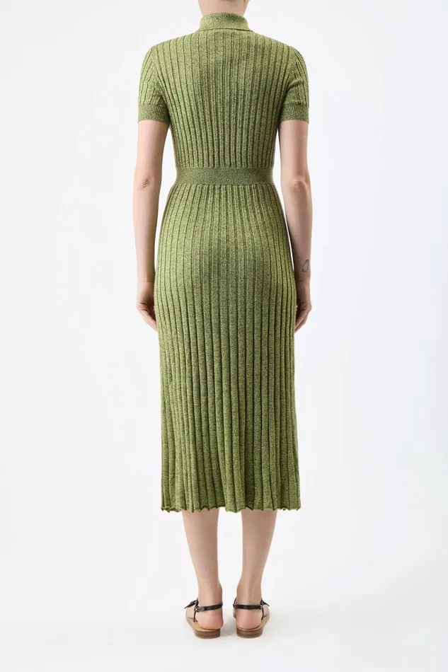Gabriela Hearst Knitwear Women Avant Knit Dress In Green Multi Cashmere Silk