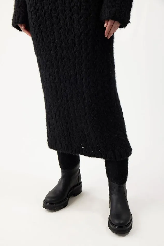 Gabriela Hearst Knitwear Women Collin Knit Skirt In Black Welfat Cashmere