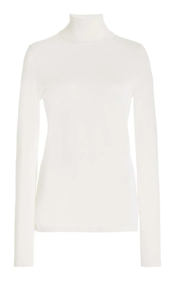Gabriela Hearst Knitwear Women Costa Knit Turtleneck In Ivory Cashmere Silk