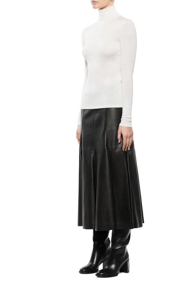 Gabriela Hearst Knitwear Women Costa Knit Turtleneck In Ivory Cashmere Silk