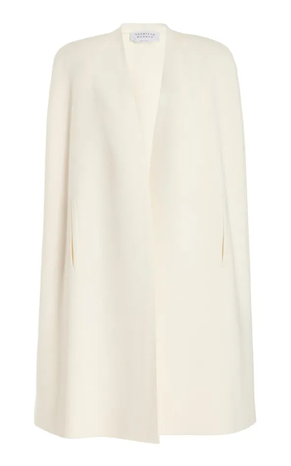 Gabriela Hearst Knitwear Women Eoin Knit Poncho In Ivory Wool