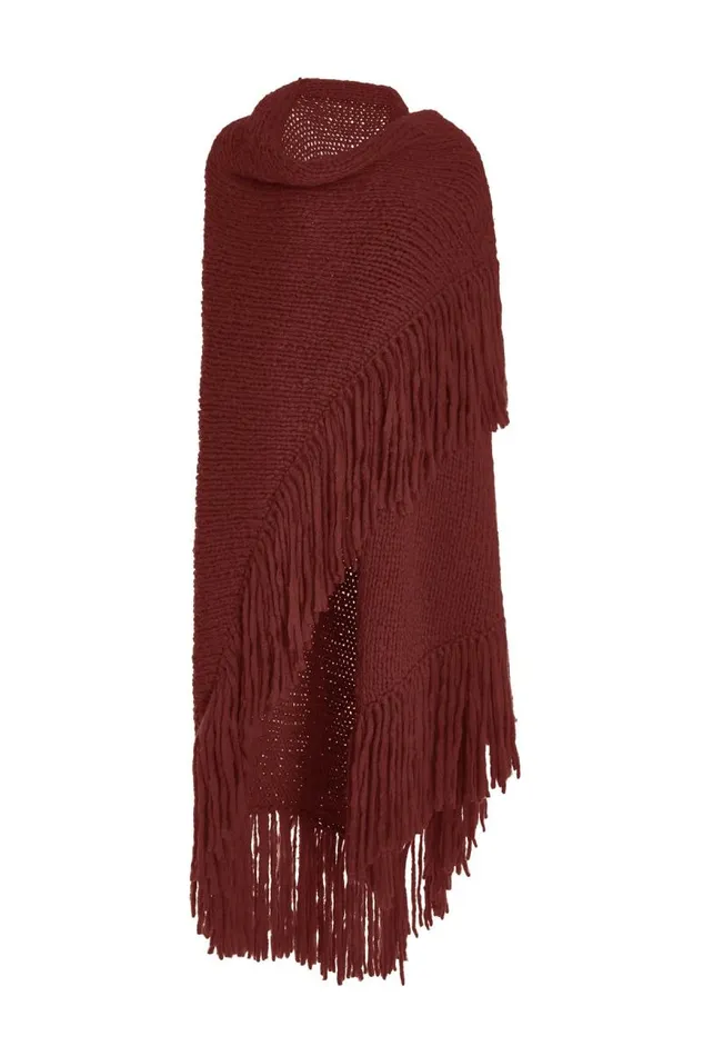 Gabriela Hearst Knitwear Women Lauren Knit Wrap In Windsor Wine Welfat Cashmere Gabriela Hearst Knitwear Women Lauren Knit Wrap In Windsor Wine Welfat Cashmere