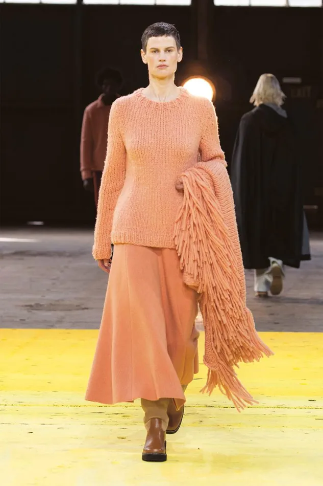 Gabriela Hearst Knitwear Women Lawrence Knit Sweater In Watermelon Tourmaline Welfat Cashmere