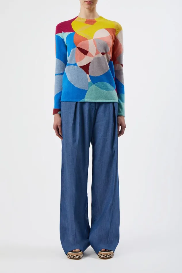 Gabriela Hearst Knitwear Women Muscovite Knit Sweater In Multi Cashmere