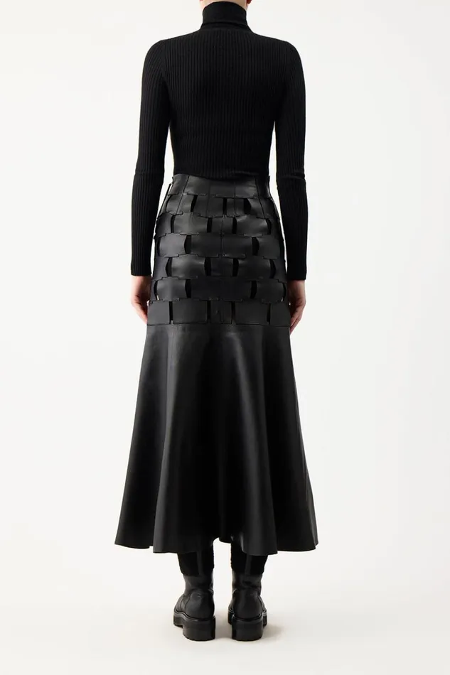 Gabriela Hearst Knitwear Women Peppe Knit Turtleneck In Black Cashmere Silk