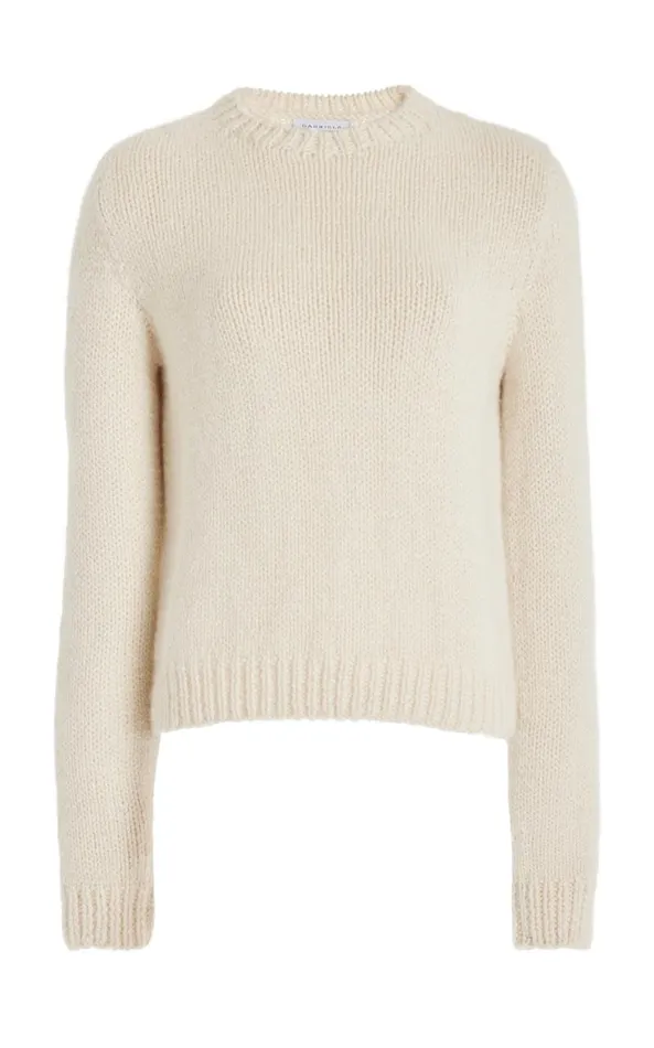 Gabriela Hearst Knitwear Women Rhun Knit Sweater In Ivory Cashmere