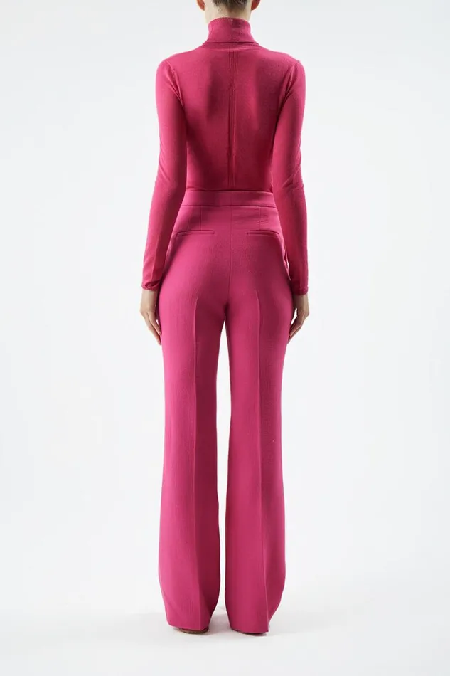 Gabriela Hearst Knitwear Women Steinem Knit Turtleneck In Fuchsia Cashmere Silk