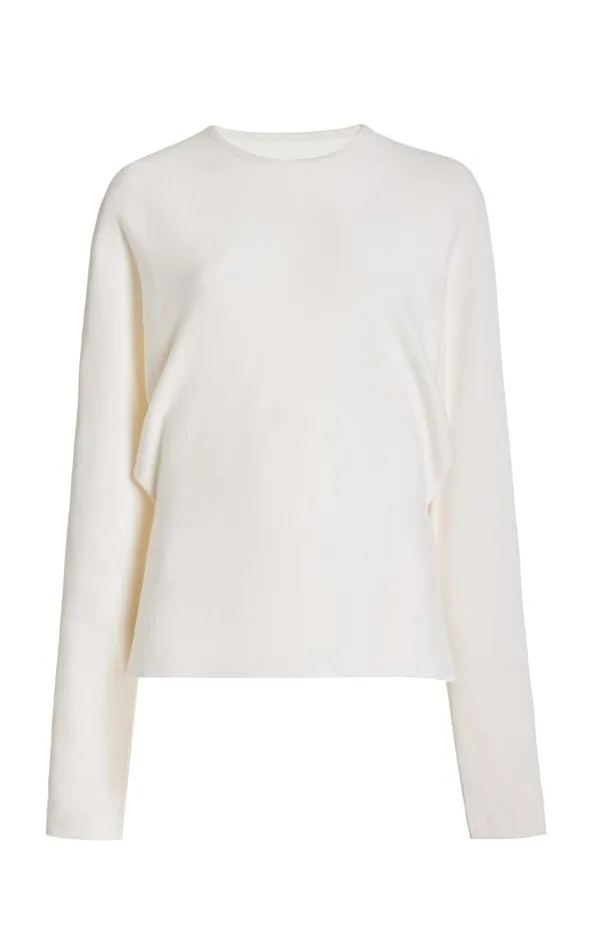 Gabriela Hearst Knitwear Women Theodore Knit Sweater In Ivory Cashmere Silk