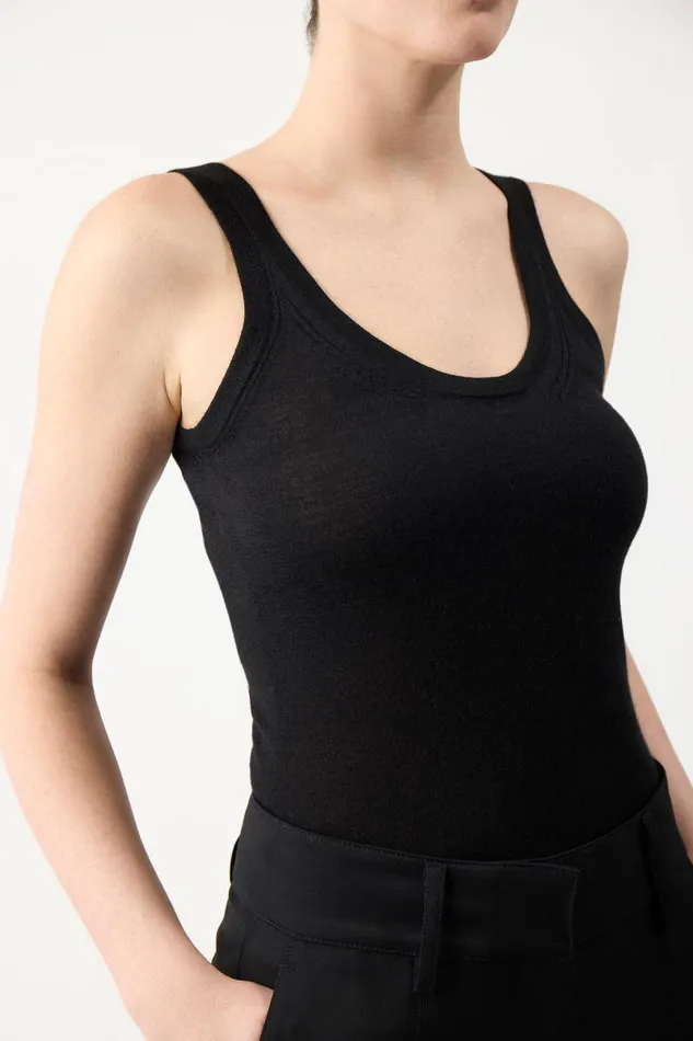 Gabriela Hearst Knitwear Women Toby Knit Tank Top In Black Cashmere Silk