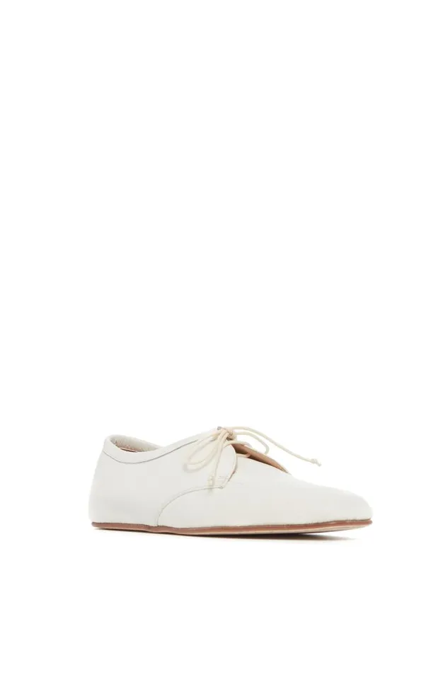 Gabriela Hearst Loafers Women Luca Flat Shoe In Cream Leather