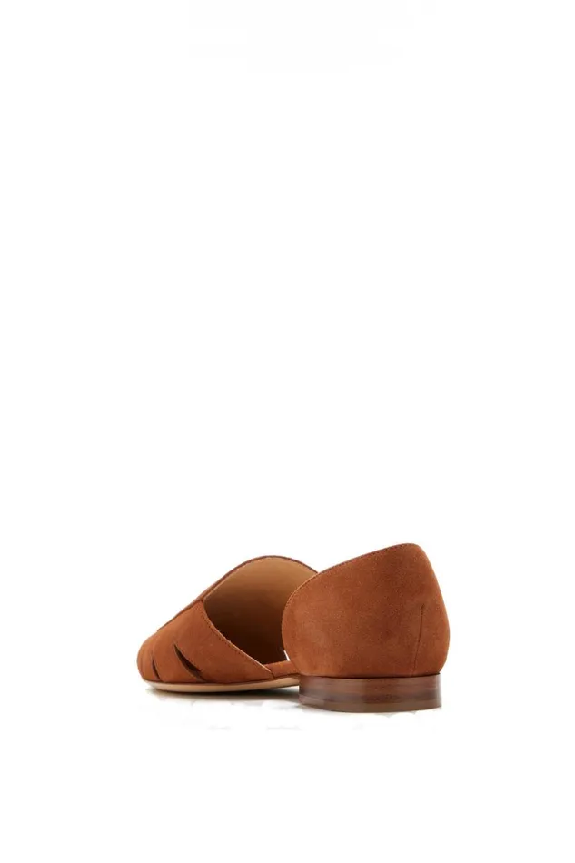 Gabriela Hearst Loafers Women Rory Flat Shoe In Cognac Suede