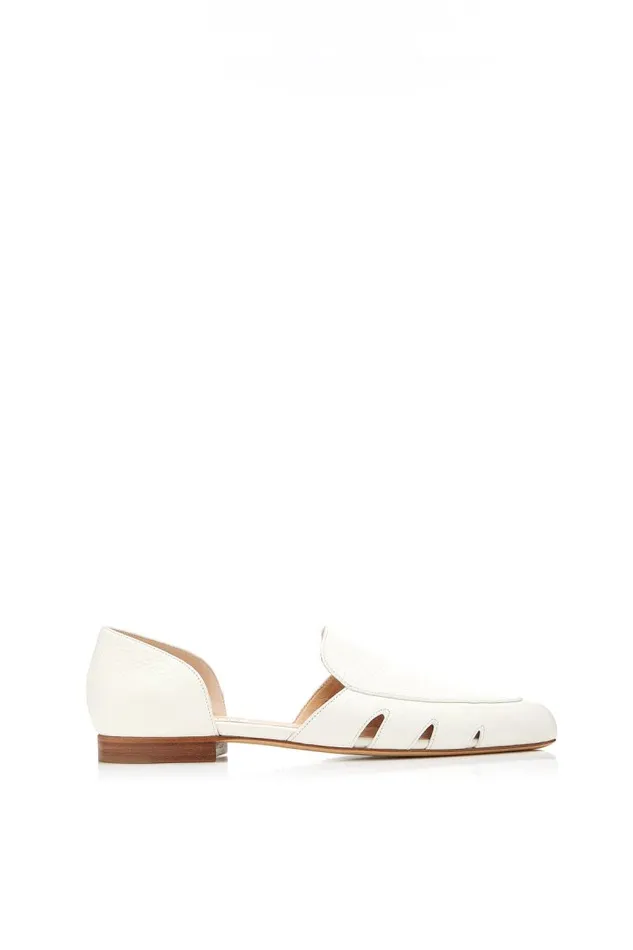Gabriela Hearst Loafers Women Rory Flat Shoe In Cream Leather