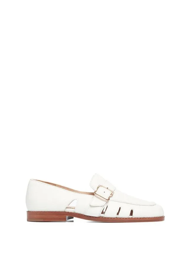 Gabriela Hearst Loafers Women Simon Loafer In Cream Leather