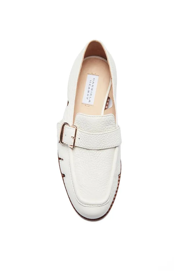 Gabriela Hearst Loafers Women Simon Loafer In Cream Leather