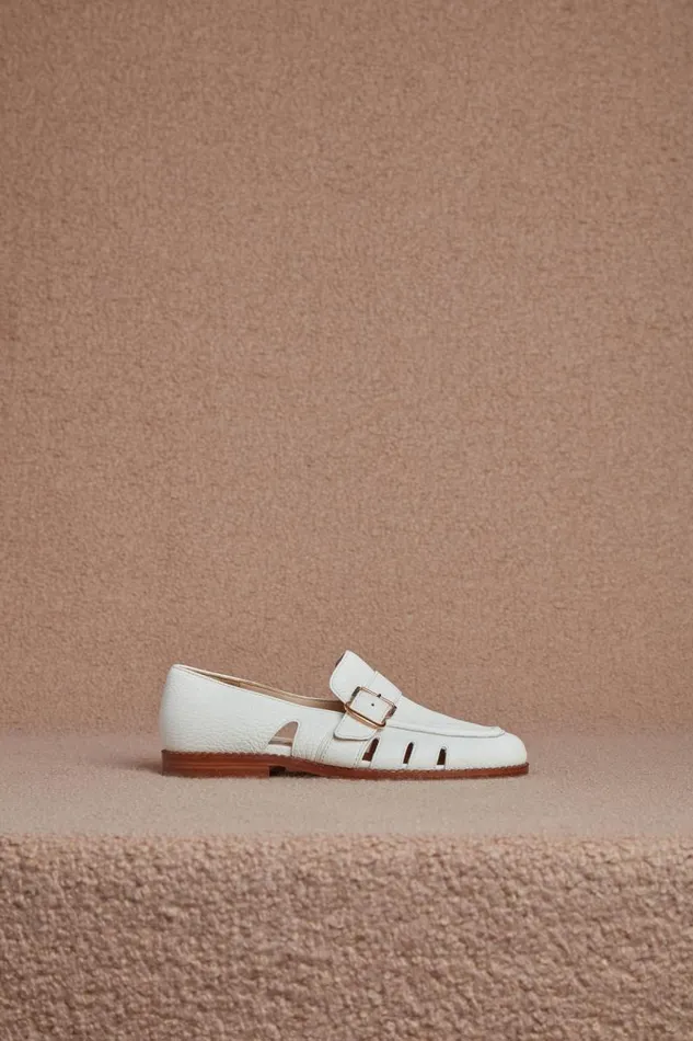 Gabriela Hearst Loafers Women Simon Loafer In Cream Leather