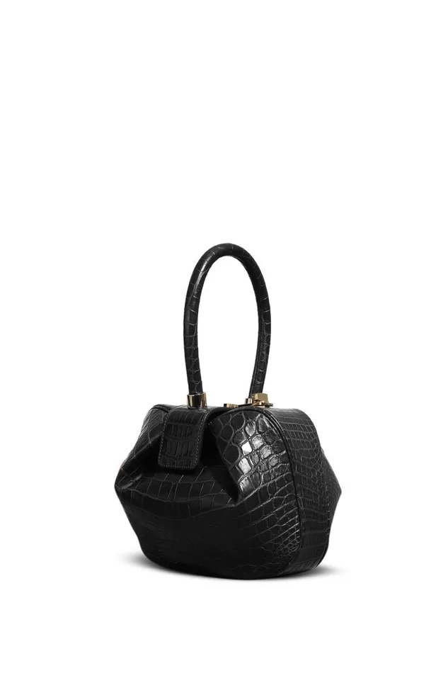 Gabriela Hearst Mini Bags WomenMen Demi Bag In Black Crocodile Leather