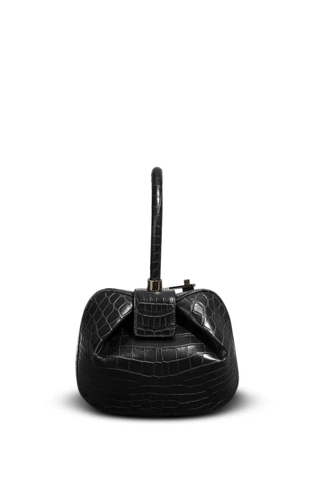 Gabriela Hearst Mini Bags WomenMen Demi Bag In Black Crocodile Leather