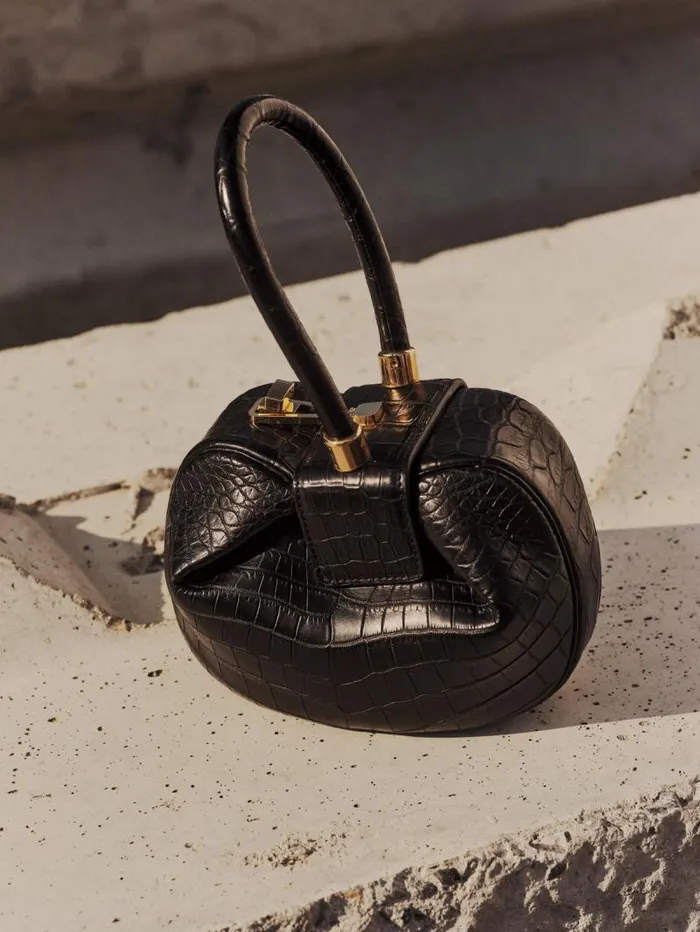Gabriela Hearst Mini Bags WomenMen Demi Bag In Black Crocodile Leather
