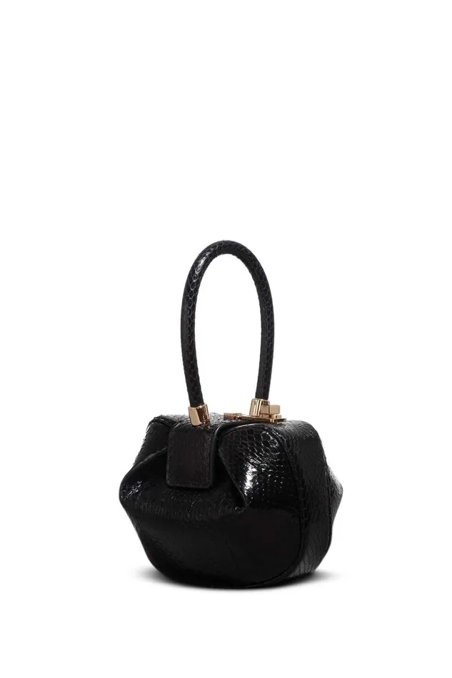 Gabriela Hearst Mini Bags WomenMen Demi Bag In Black Snakeskin