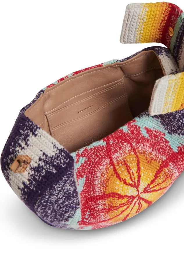 Gabriela Hearst Mini Bags WomenMen Demi Bag In Blue Red and Orange Crochet