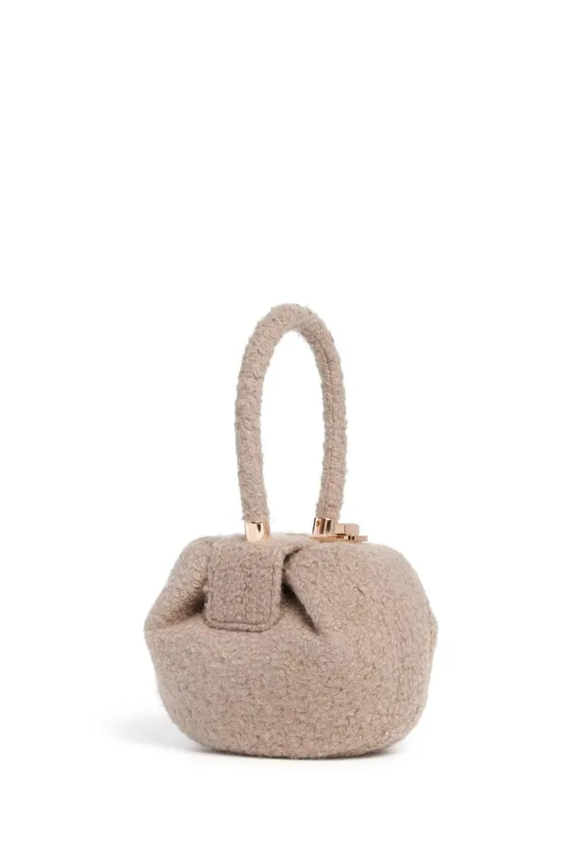 Gabriela Hearst Mini Bags WomenMen Demi Bag In Camel Cashmere Boucle