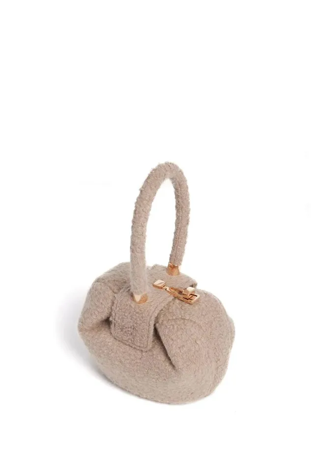 Gabriela Hearst Mini Bags WomenMen Demi Bag In Camel Cashmere Boucle