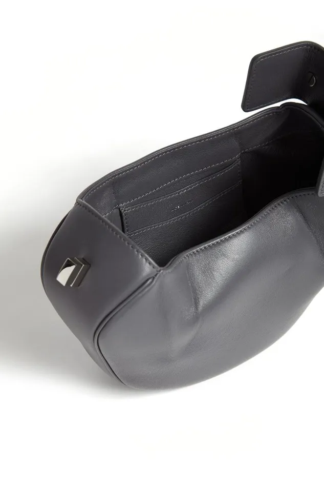 Gabriela Hearst Mini Bags WomenMen Demi Bag In Charcoal Nappa Leather